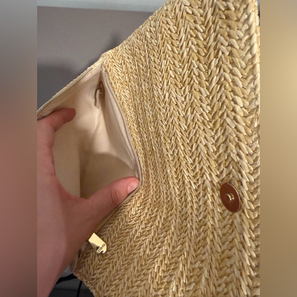 Dior Natural Woven Wristlet